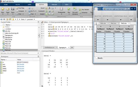 Reading Excel Data In Matlab