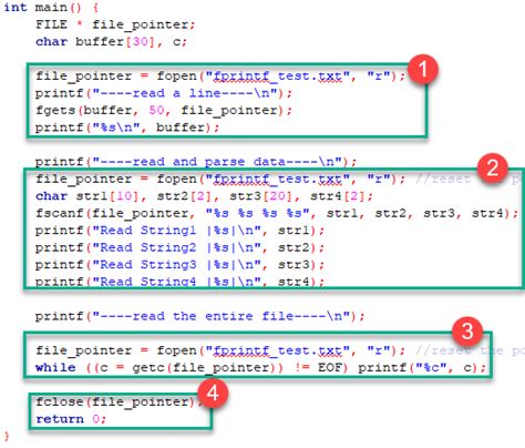 Reading In Files In C