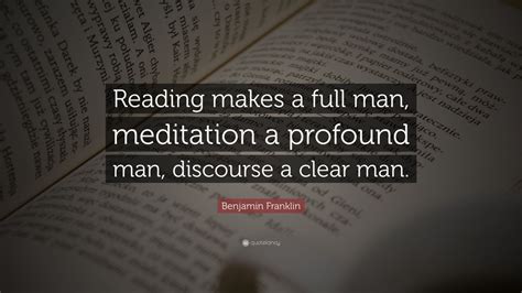 reading makes a full man meaning
