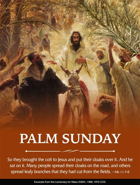 reading of the passion on palm sunday