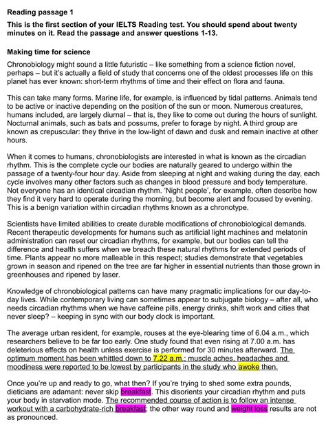 reading task in ielts