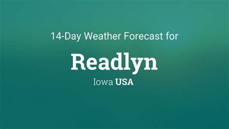 Readlyn Ia Weather