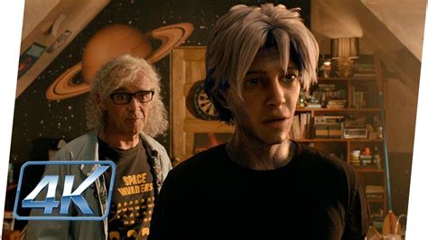 In the movie Ready Player One during the scene where Halliday is