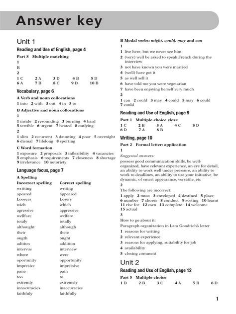 ready for advanced workbook with key 3rd edition pdf