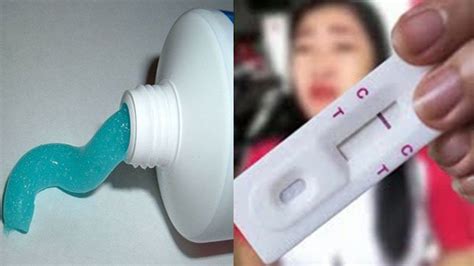 reaksi pasta gigi pada tes kehamilan