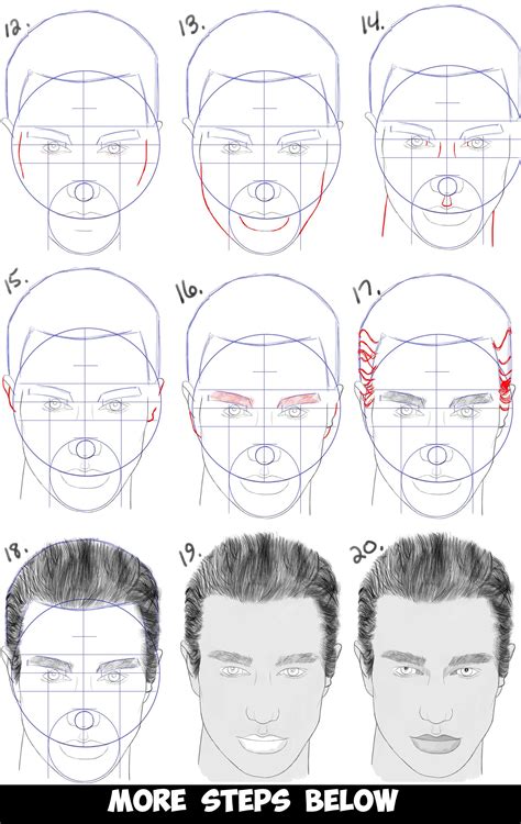 Step 4. How to Draw Real Faces, Draw Faces Face drawing