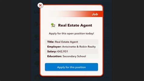 real estate agent in bitlife