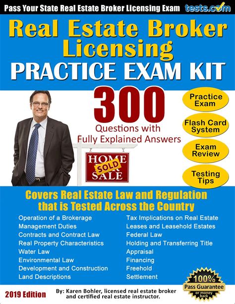real estate broker license exam