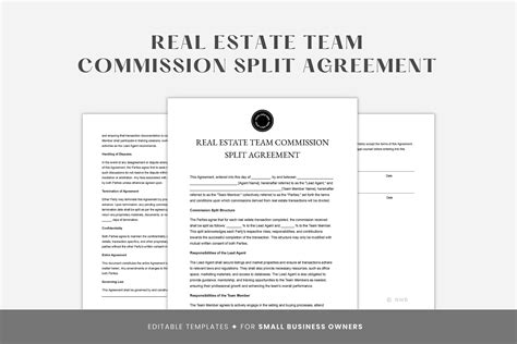 Real Estate Commission Split Example