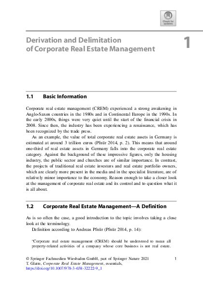 Real Estate Derivation