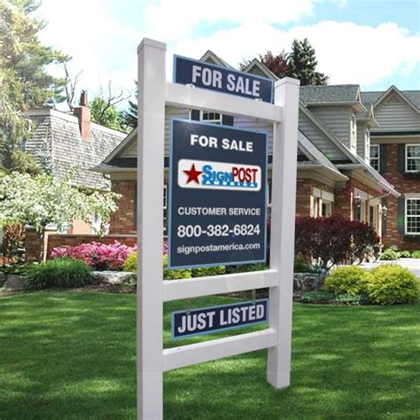 real estate for sale sign and frame