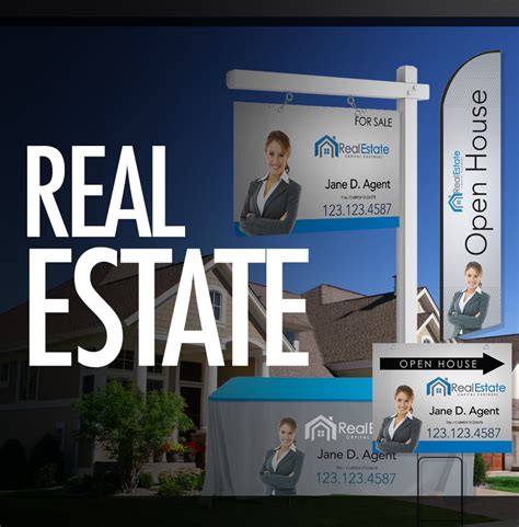 real estate sign riders