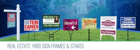 real estate sign stakes