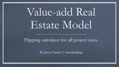 Real Estate Value Add