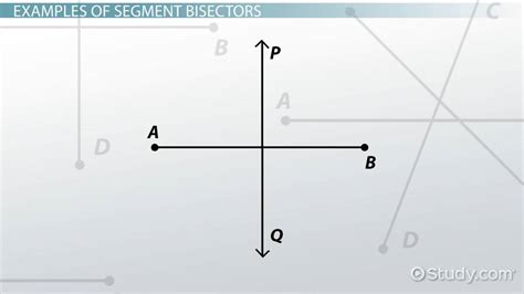 real life example of a segment bisector