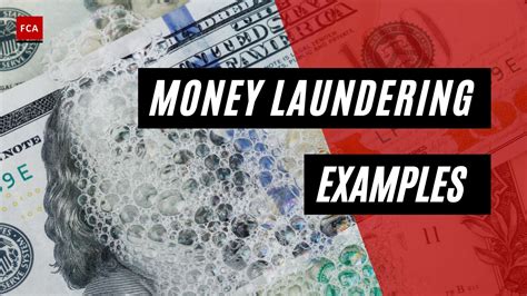 real life examples of money laundering