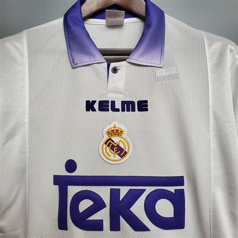 real madrid 1998 home shirt