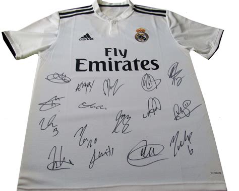 real madrid 2014/2015 player signature