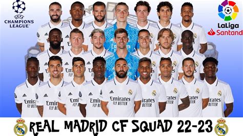 real madrid 2022 2023 squad
