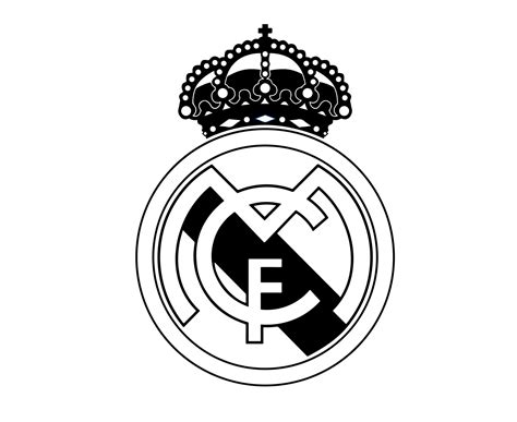 real madrid badge outline