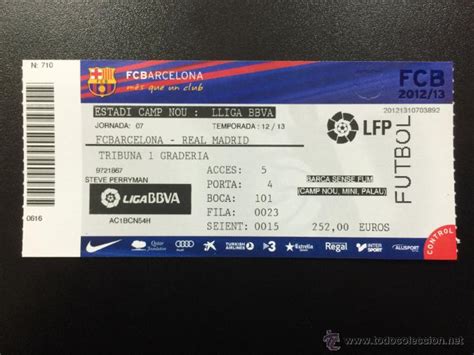real madrid barcellona ticket