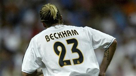 real madrid coach during beckham