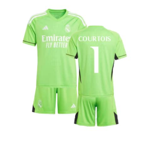 real madrid courtois goalkeeper kit 2023