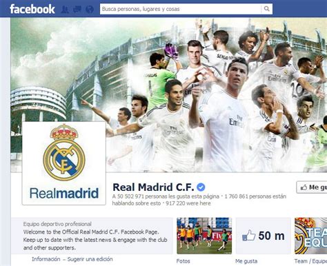 real madrid facebook oficial
