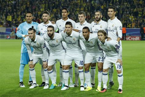 real madrid players 2016 2017