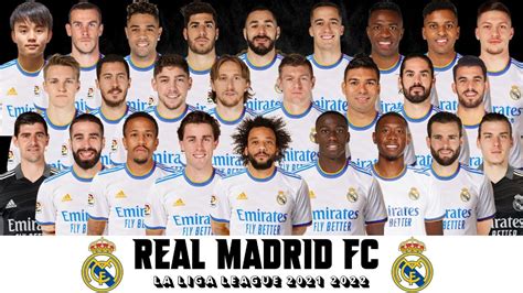 real madrid players 2022 names