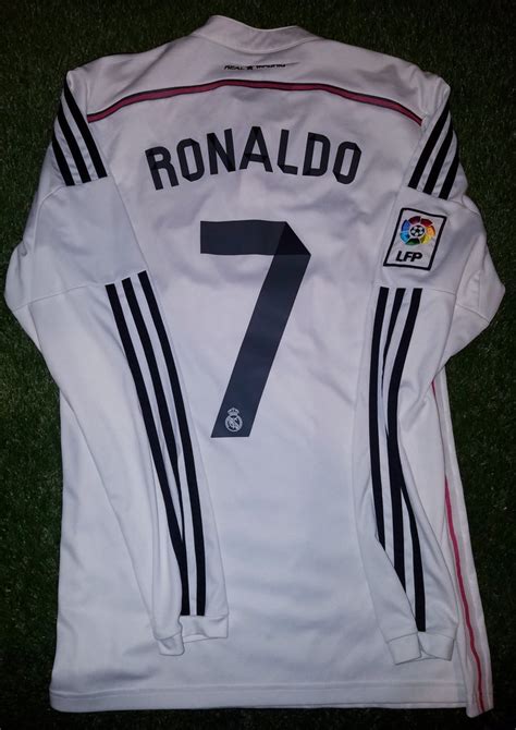 real madrid ronaldo jersey long sleeve
