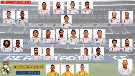 real madrid roster 2019