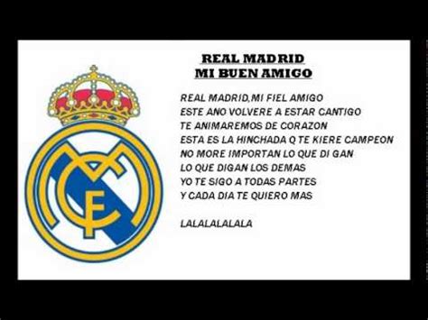 real madrid song lyrics