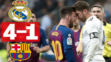 real madrid vs barcelona 4-1