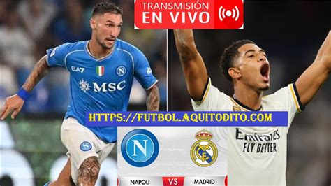 real madrid vs napoli en vivo online