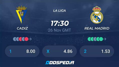 real madrid x cadiz placar