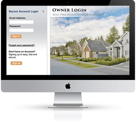 real property management portal login