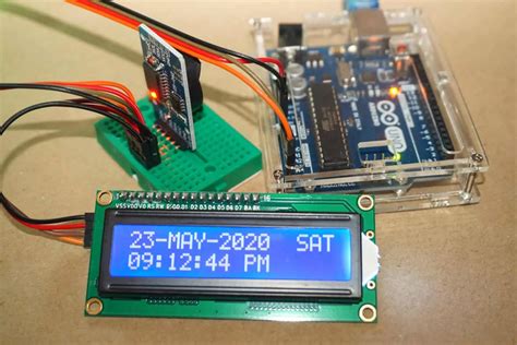 real time clock module arduino code