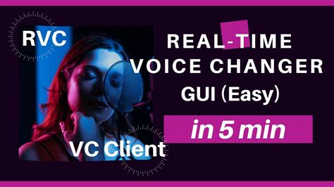 real time voice changer client for rvc