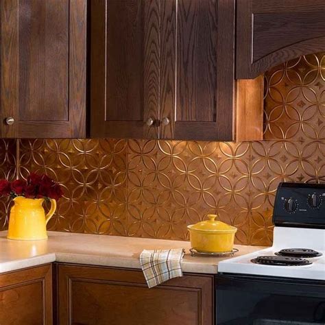 Real Tin Backsplash