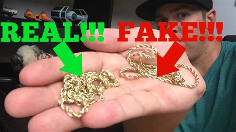 real vs fake chains means