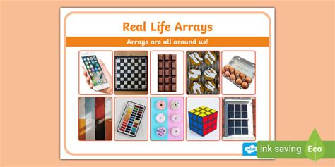real world examples of arrays