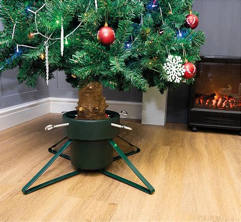 Tree Nest Christmas Tree Stand Base for Live Real Christmas Trees Up to 6.5ft Xmas Trees Plastic