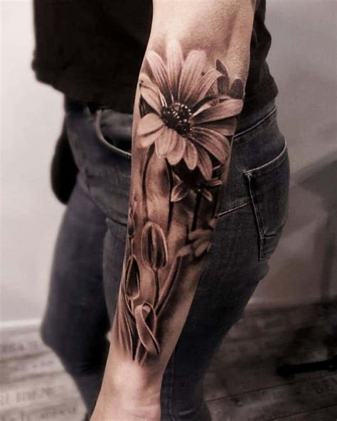 The Best Realistic Flower Tattoo Designs References