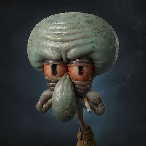 Realistic Squidward