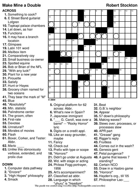 really tough puzzles crossword