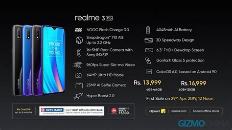 realme 3 pro specifications