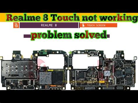 realme 8 touch not working