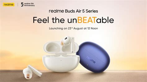 realme buds air 5 pro launch date
