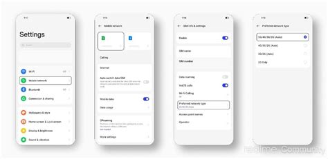 realme settings